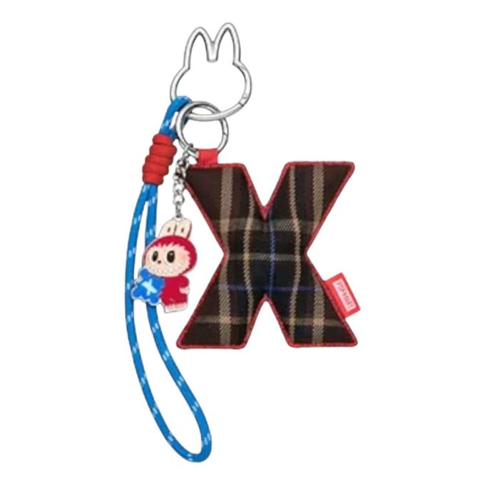 Pin Labubu pentru pandantiv scrisoare de dragoste „X”