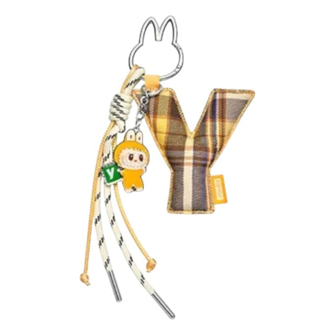 Pin Labubu pentru pandantiv scrisoare de dragoste „Y”