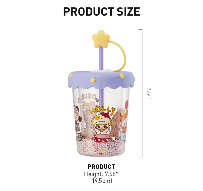 POP BEAN Paie de Petrecere în Pijama cu Dublu Strat, Paie Mișcătoare POP BEAN Paie de Petrecere în Pijama cu Dublu Strat, Paie Mișcătoare