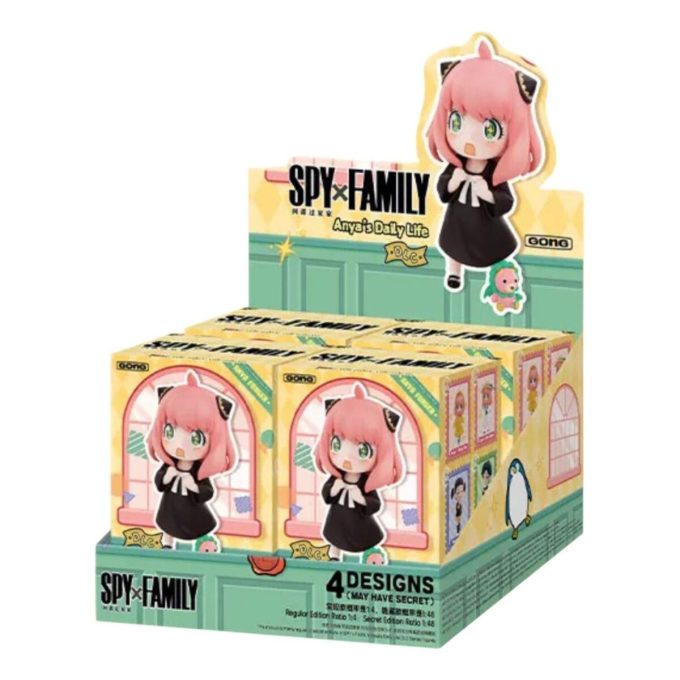 Pop Mart SPY X FAMILY Figurine DLC Anya’s Everyday Cutie Sigilată (4 Cutii Oarbe)
