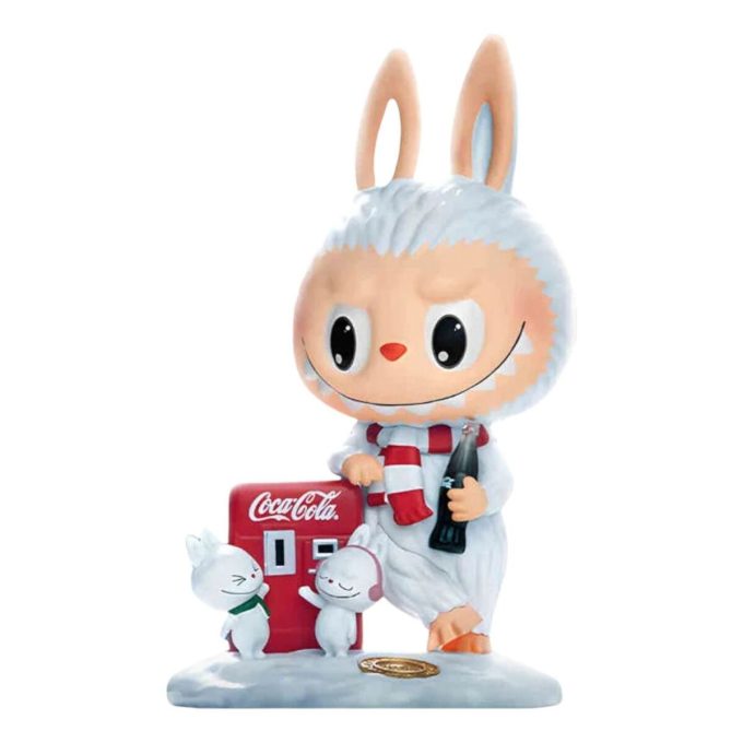 Pop Mart x Coca-Cola Monștrii Figurină Labubu „Omul de zăpadă misterios” Ediție secretă