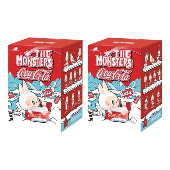 Pop Mart x Coca-Cola Monștrii Labubu Figurină Cutie Sigilată (2 Cutii Oarbe)