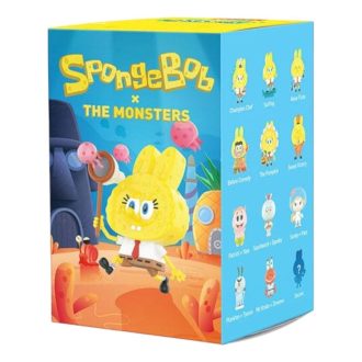 Pop Mart x Spongebob Monștrii Labubu Cutie Sigilată (1 Cutie Oblâncă)