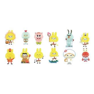 Pop Mart x Spongebob Monștrii Labubu Cutie Sigilată (1 Cutie Oblâncă)