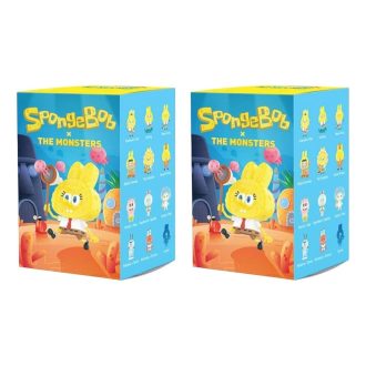Pop Mart x Spongebob Monștrii Labubu Cutie Sigilată (2 Cutii Operculse)