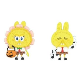 Pop Mart x Spongebob Monștrii Labubu „Jack O’Lantern și Muci”