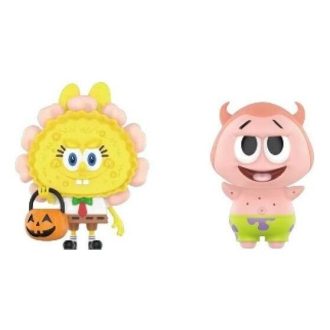 Pop Mart x Spongebob Monștrii Labubu „Jack O’Lantern și Patrick Star x YAYA”