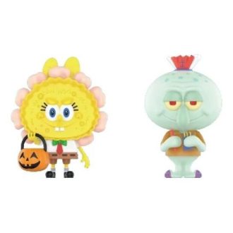 Pop Mart x Spongebob Monștrii Labubu „Jack O’Lantern și Squidward x Spookys”