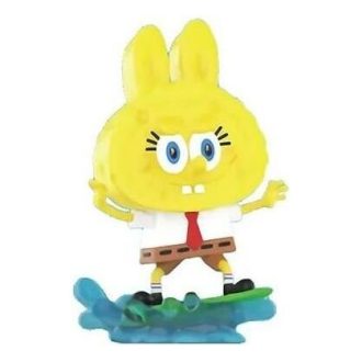 Pop Mart x Spongebob Monștrii Labubu „Surfing”