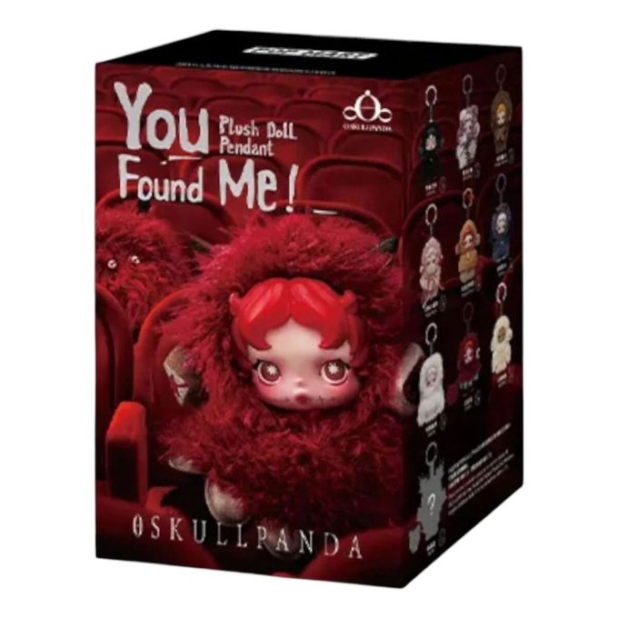 Păpușă de pluș Skullpanda You Found Me cu pandantiv sigilat (1 cutie oarbă)