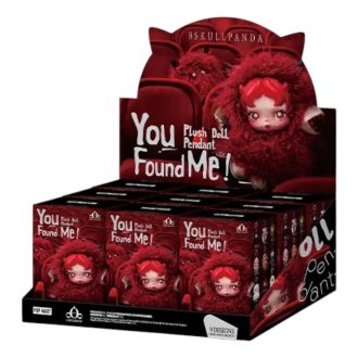 Păpușă de pluș Skullpanda You Found Me cu pandantiv sigilat (9 cutii oarbe)