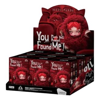 Păpușă de pluș Skullpanda You Found Me cu pandantiv sigilat (9 cutii oarbe)