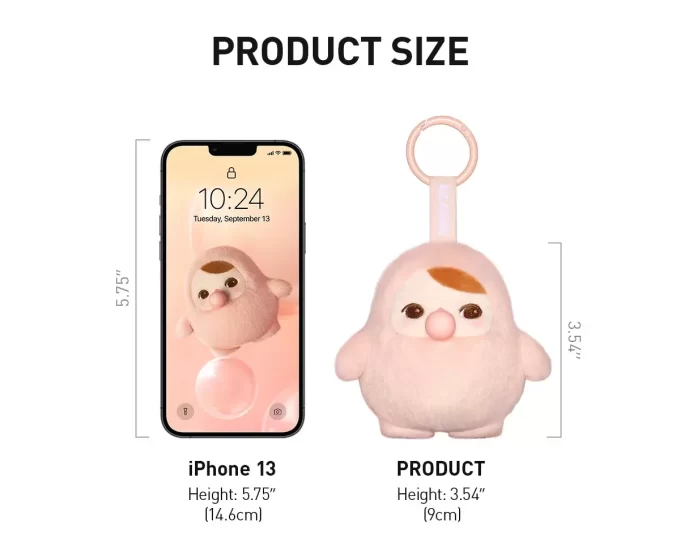 PUCKY BEANIE SERIA BUBBLE UP – Cutie de jaluzele cu pandantiv de pluș