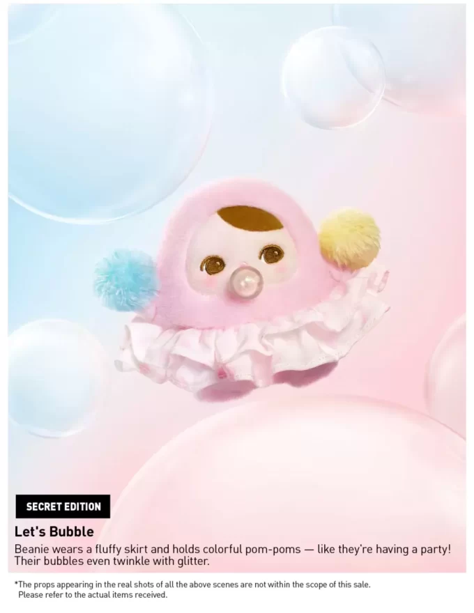 PUCKY BEANIE SERIA BUBBLE UP – Cutie de jaluzele cu pandantiv de pluș