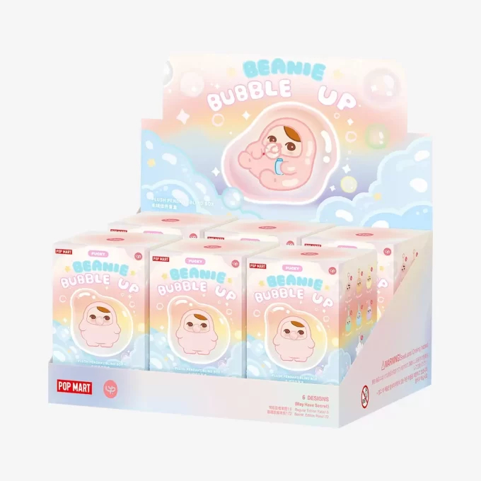 PUCKY BEANIE SERIA BUBBLE UP – Cutie de jaluzele cu pandantiv de pluș