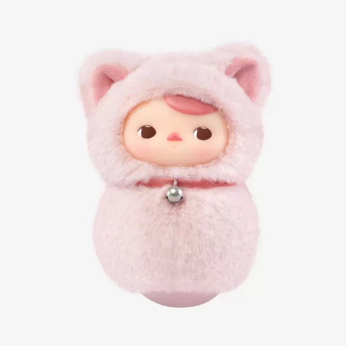 PUCKY Roly-Poly Kitty Series – Cutie de pluș din vinil
