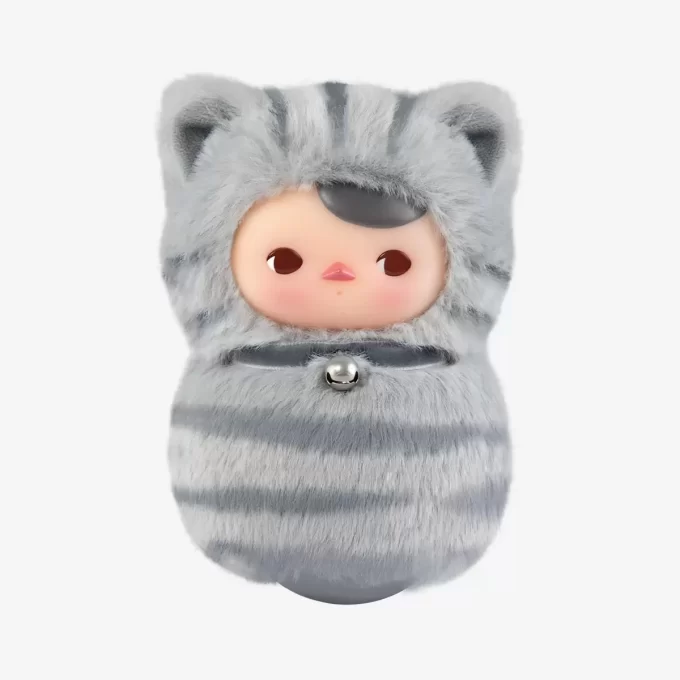 PUCKY Roly-Poly Kitty Series – Cutie de pluș din vinil