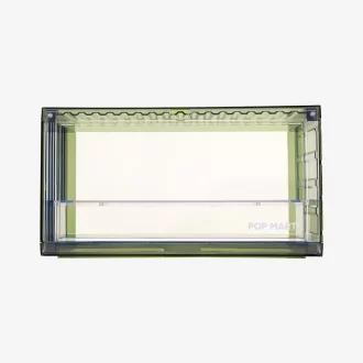 Recipient de afișare asamblat POP MART (verde transparent)