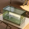 Recipient de afișare asamblat POP MART (verde transparent)