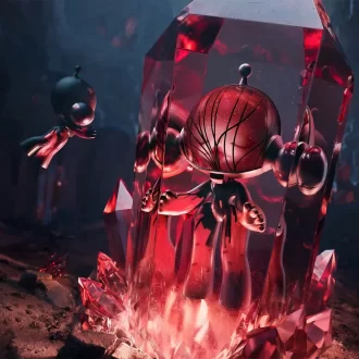 MEGA α SKULLPANDA Cristal Roșu 1000%
