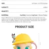 Seria Baby Molly și Baby Tabby – Cană ceramică cu cap mare
