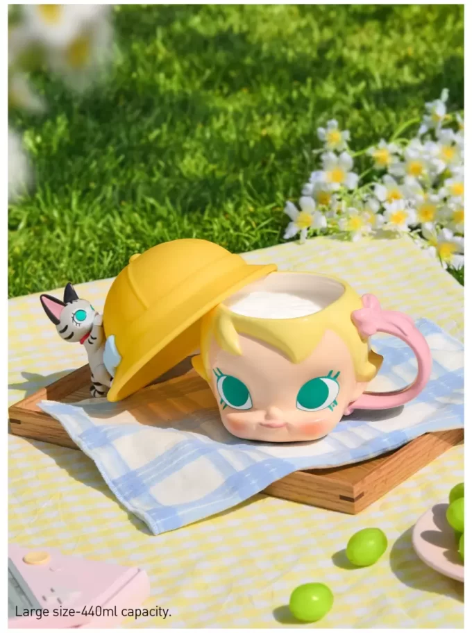 Seria Baby Molly și Baby Tabby – Cană ceramică cu cap mare