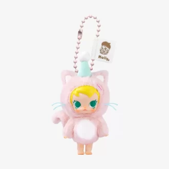 Seria Baby Molly Pocket Friends – Cutie de pluș din vinil cu pandantiv