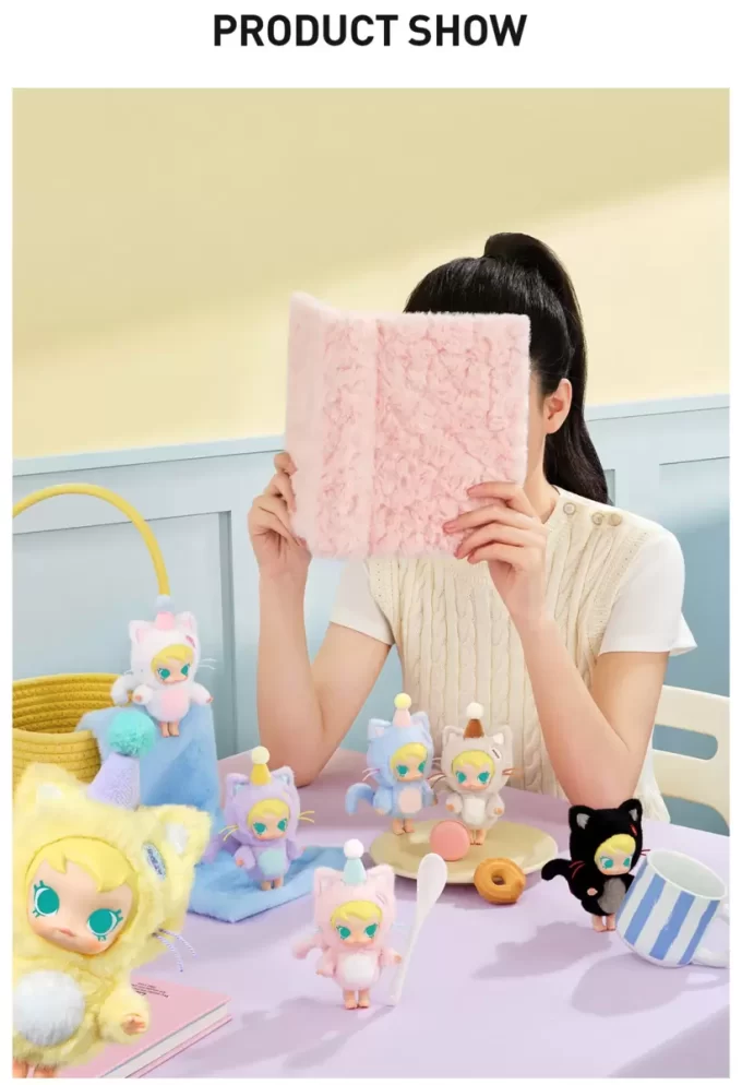 Seria Baby Molly Pocket Friends – Cutie de pluș din vinil cu pandantiv