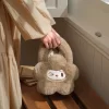 Seria clasică MONȘTRII – Geantă de pluș cu flori Seria clasică MONȘTRII – Geantă de pluș cu flori