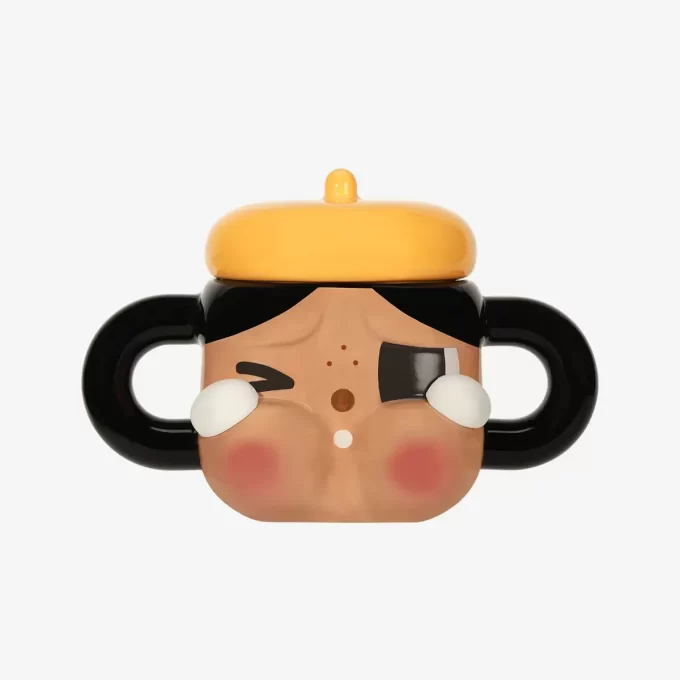 Seria CRYBABY Sad Club – Cană ceramică (maro)