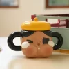 Seria CRYBABY Sad Club – Cană ceramică (maro)
