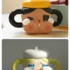 Seria CRYBABY Sad Club – Cană ceramică (maro)