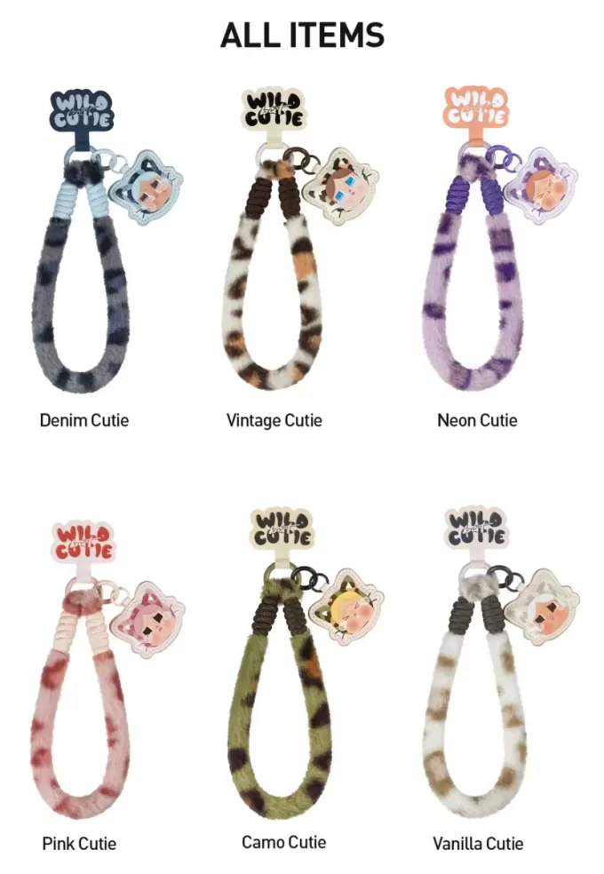 Seria CRYBABY Wild But Cutie – Cutie de telefon cu pandantive Seria CRYBABY Wild But Cutie – Cutie de telefon cu pandantive