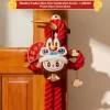 Seria de sărbători de Anul Nou a șarpelui bogat – decorațiune de ușă din pluș LABUBU
