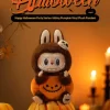 Seria Happy Halloween Party – Pandantiv de pluș din vinil cu dovleac așezat