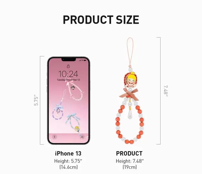 Seria MOLLY Daily Look – Cutie de telefon cu pandantive