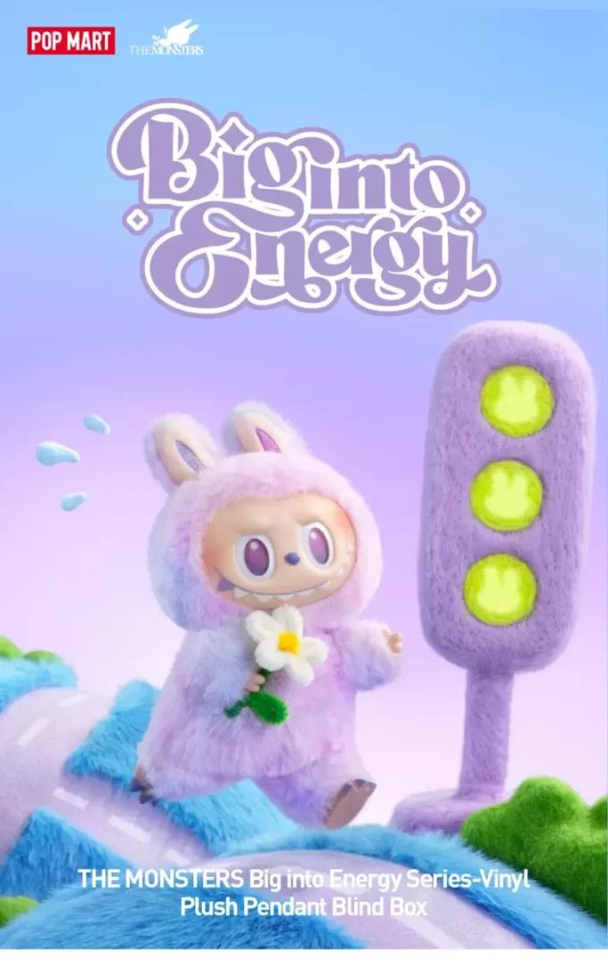 Seria MONȘTRI Big Into Energy – Cutie de vinil cu pandantiv de pluș Seria MONȘTRI Big Into Energy – Cutie de vinil cu pandantiv de pluș