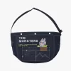 SERIA MONȘTRII CĂDEAU ÎN SĂLBĂTICIE – Geantă denim Messenger