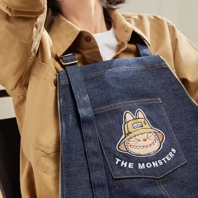 SERIA MONȘTRII CĂDEAU ÎN SĂLBĂTICIE – Geantă șorț din denim