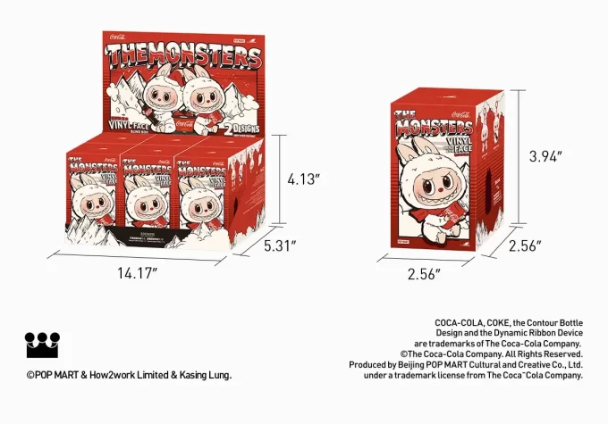 SERIA MONȘTRILOR COCA-COLA – Cutie de vinil cu fețe decorative SERIA MONȘTRILOR COCA-COLA – Cutie de vinil cu fețe decorative