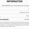 Seria MONȘTRILOR Let’s Checkmate – Covoraș de birou pentru calculator