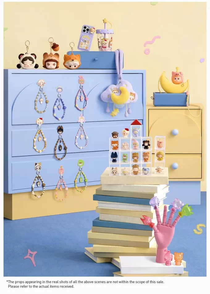 Set cutie seria de păpuși de mână POP BEAN Pijama