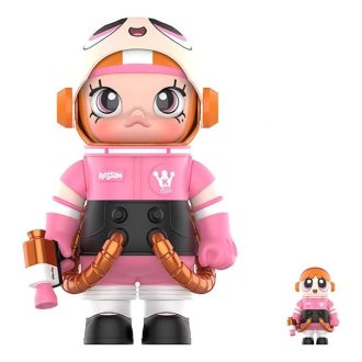 Set Pop Mart x Powerpuff Girls Mega Space Molly Blossom 100% și 400%