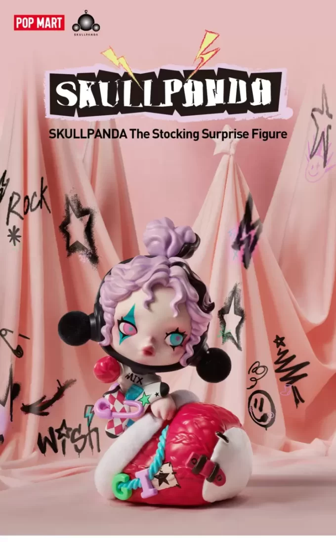 SKULLPANDA Figurina Surpriză de Ciorapi SKULLPANDA Figurina Surpriză de Ciorapi