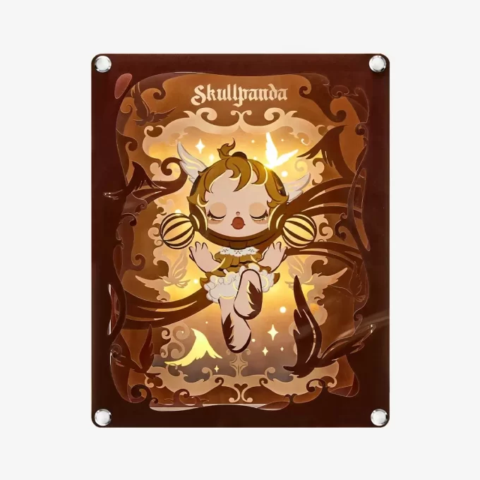SKULLPANDA Imagine din seria Reality – Lampă din hârtie (versiunea colorată)
