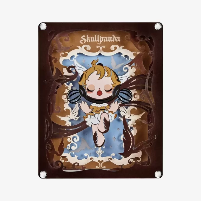 SKULLPANDA Imagine din seria Reality – Lampă din hârtie (versiunea colorată)
