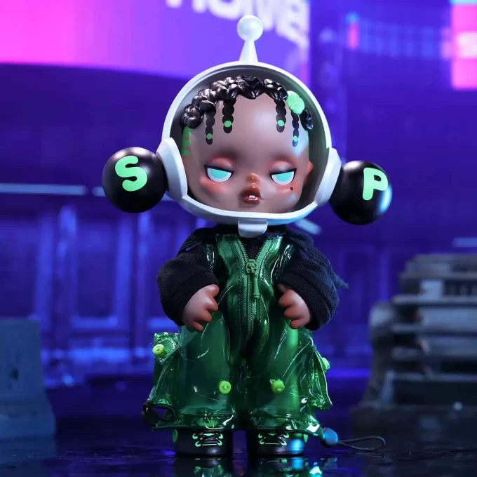 Skullpanda OOTD Figurina Verde Sălbatic