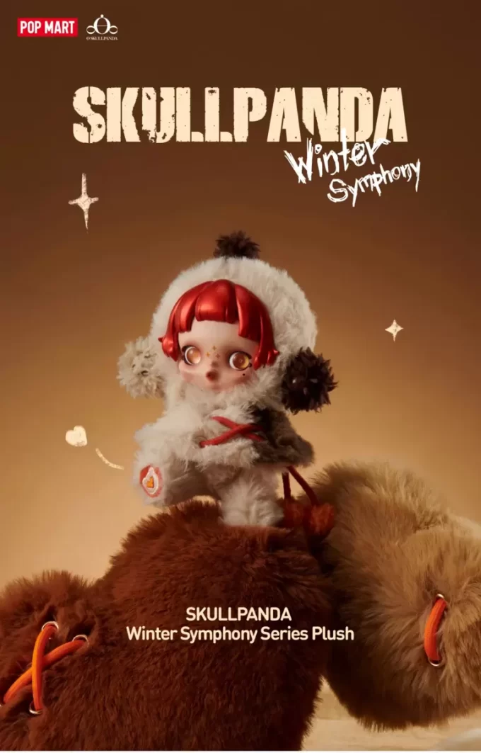 SKULLPANDA Plush Series Simfonie de Iarnă