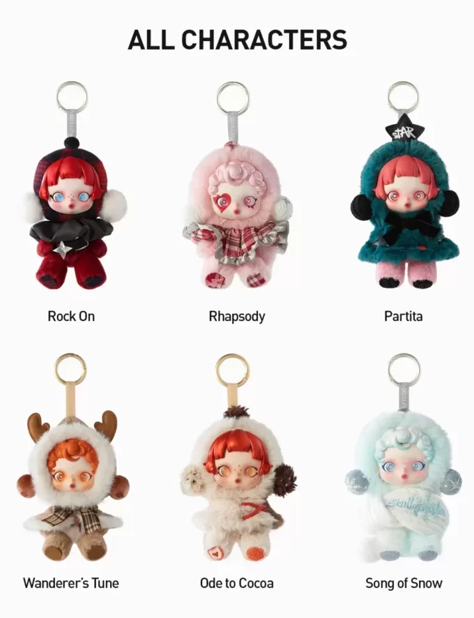SKULLPANDA Plush Series Simfonie de Iarnă