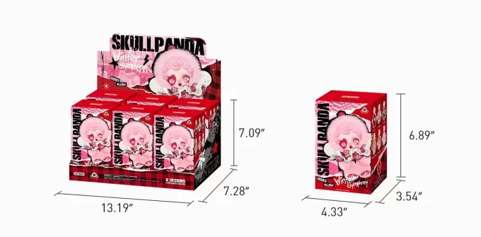 SKULLPANDA Plush Series Simfonie de Iarnă